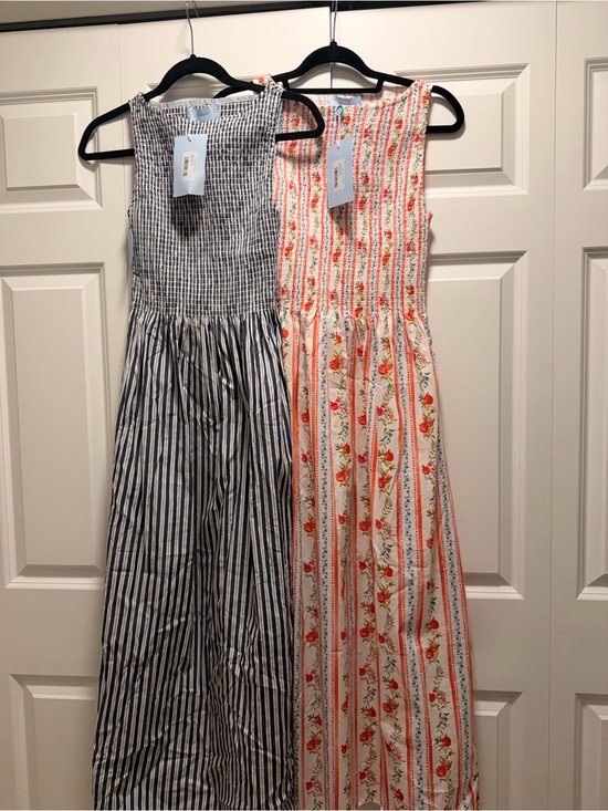 Hill House Dresses & Skirts - Hill House Cosima Navy Stripe XS NWT